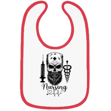 Discover Nurse Sugar Skull Halloween Day Of The Dead Bibs