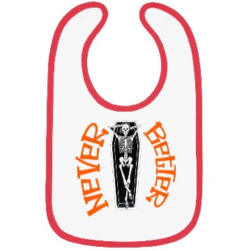 Discover Pumpkin, Dancing Skeleton Never Better Skull Skele Bibs