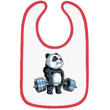 Discover Panda Working Out Bibs
