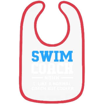 Discover Funny Swimming Instructor Swim Coach Bibs