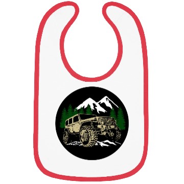 Discover Mountain Jeep Bibs