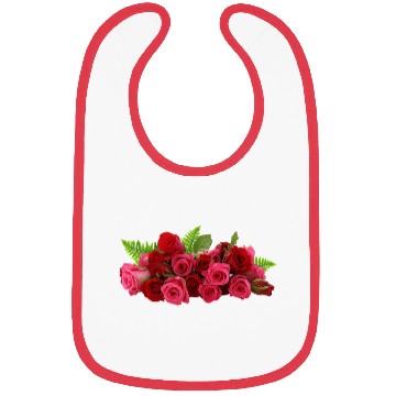 Discover red and pink roses Bibs