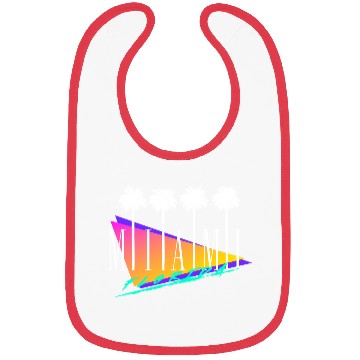 Discover Miami Florida Retro Style Bibs