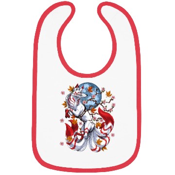 Discover Japanese Fox Kitsune Bibs