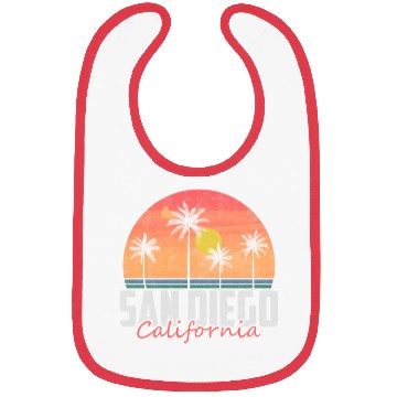 Discover San Diego CA California Pacific Beach Bibs