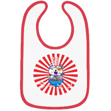 Discover Neko Ramen - Cat Ramen Kawaii Bibs
