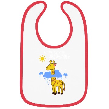 Discover Storm Chaser Funny Cloud Giraffe Apparel Bibs