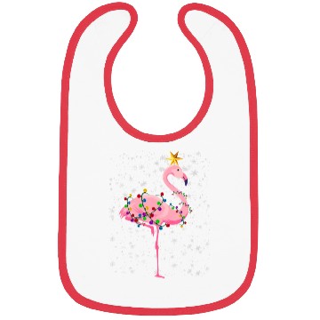 Discover Flamingo Christmas Tree Lights Xmas Gift Bibs