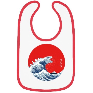 Discover Great Wave Off Kanagawa Circle Bibs