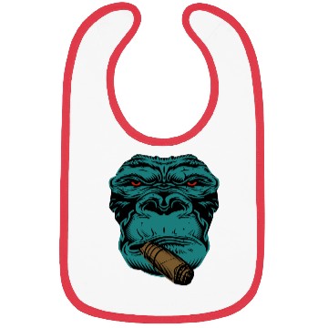 Discover Smoking Gorilla Bibs