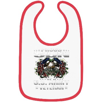 Discover Proud Son Of A US Army Veteran Military Bibs