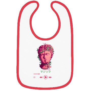 Discover Greek Bust with Ivy Japanese Aesthetic Bibs
