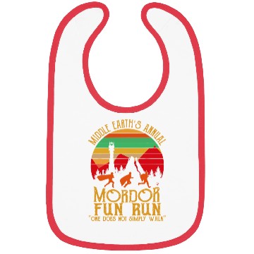 Discover Mordor Fun Run One läuft nicht einfach Vintage Bibs