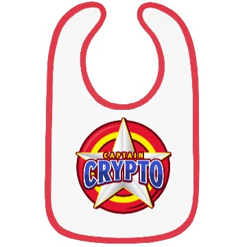 Discover CAPTAIN CRYPTO SUPERHERO Bibs