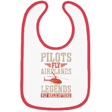 Discover Aviator Pilots Fly Airplanes Legends Helicopters Bibs
