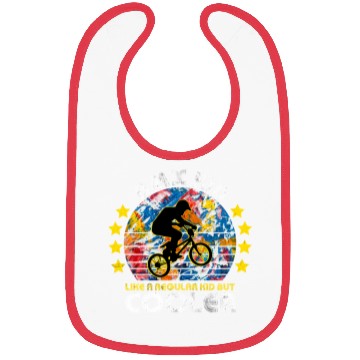 Discover BMX Kid Funny BMX Trick Freestyle Bike Rider Gift Bibs