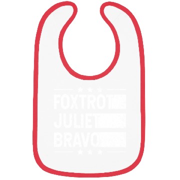 Discover Foxtrot Juliet Bravo America US Bibs