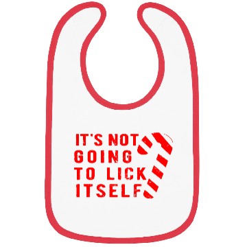 Discover Funny Christmas Candy Cane Rude Christmas Bibs