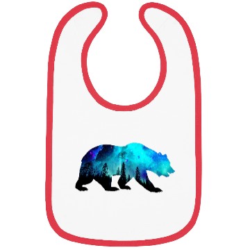Discover Aurora Galaxy Bear Bibs