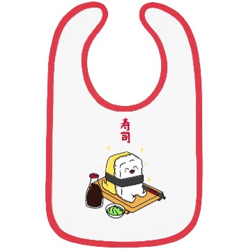 Discover Happy Tamago Sushi Bibs