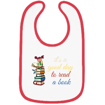 Discover it's a good day to read a book Bibs