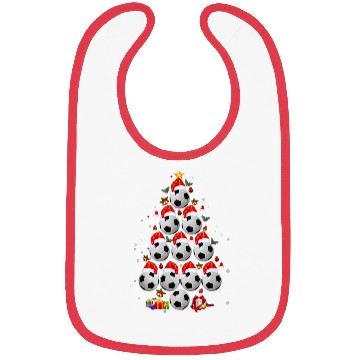 Discover Soccer Balls Christmas Tree Bibs