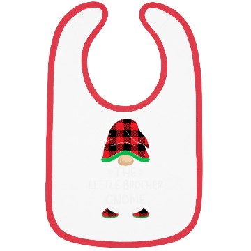 Discover Christmas The Little Brother Gnome Buffalo Plaid Bibs