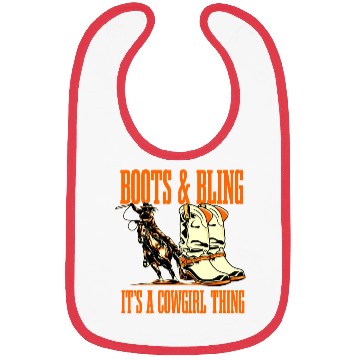 Discover Rodeo Cowgirl Bibs
