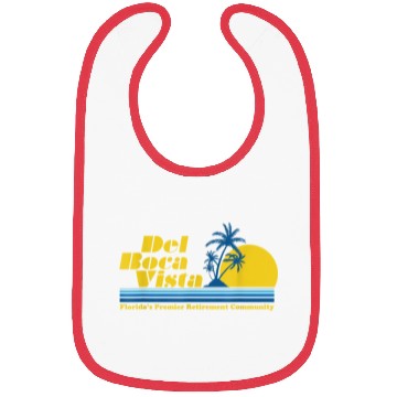 Discover Del Boca Vista Retirement Community Funny No 2376 Bibs