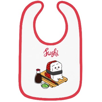 Discover Happy Tuna Sushi Bibs