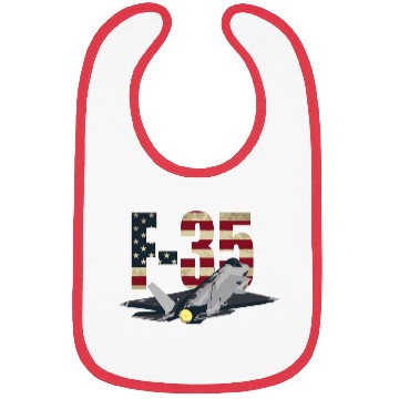Discover Airforce Veteran Us American Flag Bibs