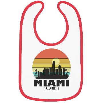 Discover Miami Sunset Bibs