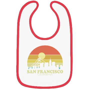 Discover San Francisco Sunset Bibs