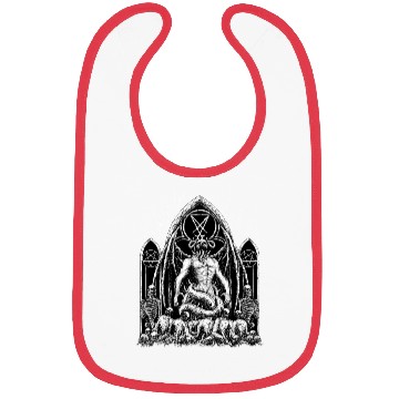 Discover Gothic Satanic Demon Lucifer Bibs