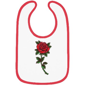 Discover Red rose, Rose stem Bibs