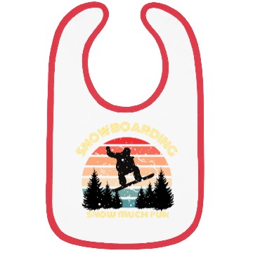 Discover Snowboarding Snow Much Fun Bibs
