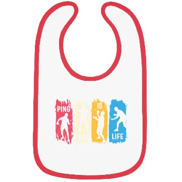 Discover Ping Pong Lovers - Table Tennis - Ping Pong Saying Bibs