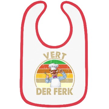 Discover Vintage Vert Der Ferk ? The Swedish Chef Men Bibs