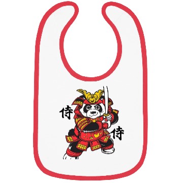 Discover A Samurai Panda | Samurai fighter panda. Bibs