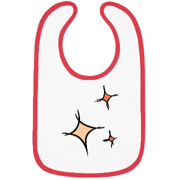 Discover Three colorful stars, Asterisks, hand drawn Bibs