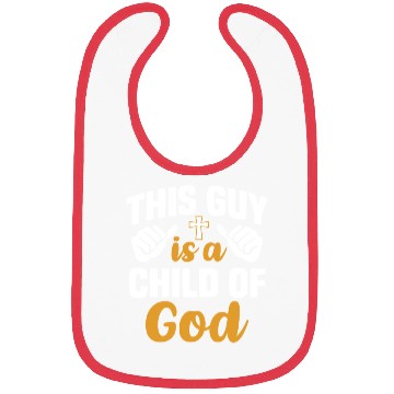 Discover Guy Child of God Christian Religious Apparel Bibs