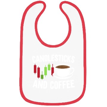 Discover Candlesticks And Coffee Trader Caffeine Lover Bibs