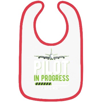 Discover Pilot Loading Airplane Funny Pilots Bibs