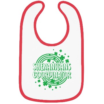 Discover St. Patricks Day Bibs, Shenanigans Coordinator,