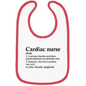Discover Cardiac Nurse Definition Funny Cardiovascular Bibs