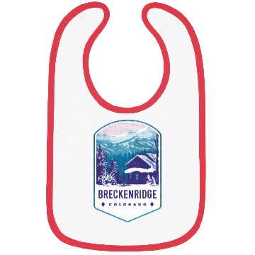 Discover Breckenridge Colorado Ski Badge Bibs