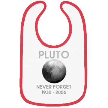 Discover Pluto Never Forget Bibs