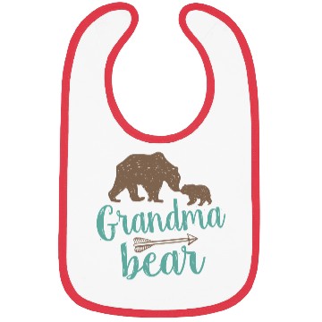 Discover Cute Grandma Bear Matching Family Bibs