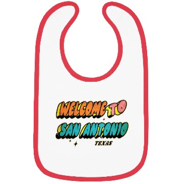 Discover Welcome to San Antonio Texas Design Bibs
