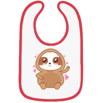 Discover Cute Sloth Animal Drawing Bibs